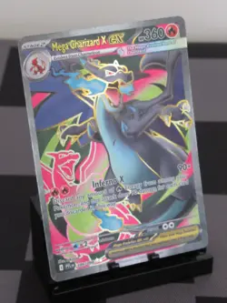 Pokemon TCG Mega Charizard X ex 109/094 Me02: Phantasmal Flames Holo Mint/NM - Image 2