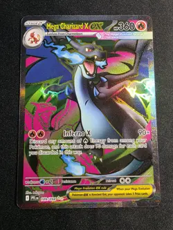 Pokemon TCG Mega Charizard X ex 109/094 Phantasmal Flames Full Art - Image 1