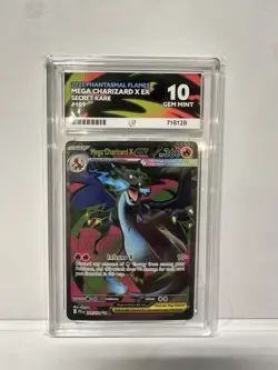 Pokemon TCG Mega Charizard X ex - Phantasmal Flames 109/094 - Secret Rare Ace 10 - Image 1