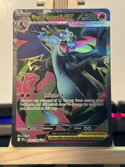 Mega Charizard X ex Ultra Rare 109/094 Pokemon Phantasmal Flames Pokemon TCG NM - Image 1