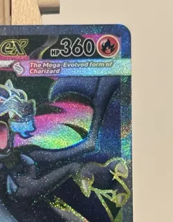 Mega Charizard X ex Ultra Rare 109/094 Pokemon Phantasmal Flames Pokemon TCG NM - Image 3
