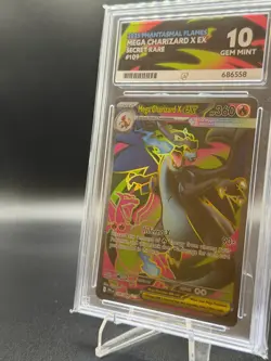 Pokemon TCG: Mega Charizard X ex 109/094 - ME Phantasmal Flames - Ace 10 - Image 3