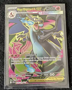 Mega Charizard X EX 109/094 Pokemon TCG Ultra Rare Phantasmal Flames - Image 1