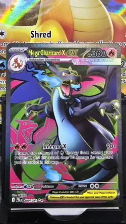 Pokemon TCG Mega Charizard X EX 109/094 Ultra Rare Phantasmal Flames - Image 1
