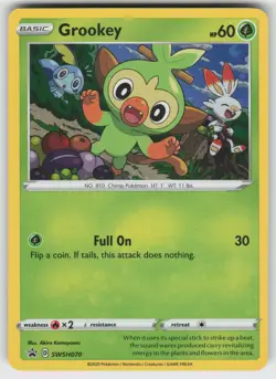 Grookey - Promo SWSH: Sword & Shield Promo Cards SWSH070 Pokemon - Image 1