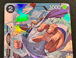 Monkey D Garp OP02-115 Parallel One Piece Card Game Japanese Trading Card Bandai - Image 3