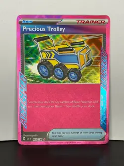 Precious Trolley 185/191 Surging Sparks Rare 2024 – Pokemon TCG Card NM Mint - Image 1