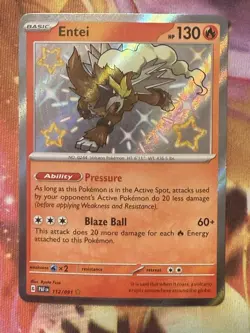 Entei Paldean Fates Holo Card 112/091 Sv: Near Mint - Image 1