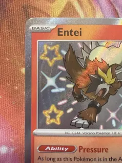 Entei Paldean Fates Holo Card 112/091 Sv: Near Mint - Image 2