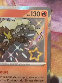 Entei Paldean Fates Holo Card 112/091 Sv: Near Mint - Image 3