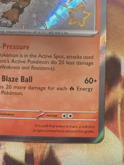 Entei Paldean Fates Holo Card 112/091 Sv: Near Mint - Image 5