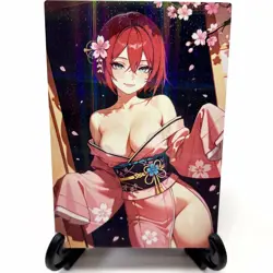Sexy Hot Anime Waifu Girl Doujin Lewd Goddess Story Holographic ACG Art Card - Image 2