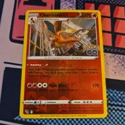 Charizard 010/078 Pokemon GO Reverse Holo Pokemon card - Image 1