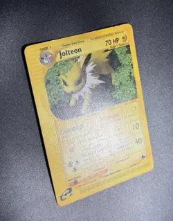Jolteon Skyridge 13/144 Regular NON HOLO Rare Pokemon Card - Image 5