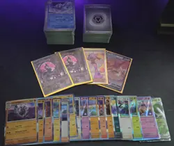 Assorted Pokemon Scarlet Violet base set cards, full art, holos, EX, V - Image 1