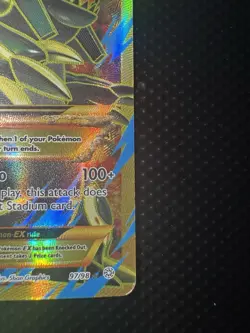 Pokemon Primal Groudon EX 97/98 Holo Shiny Full Art TCG Card Ancient Origins - Image 4