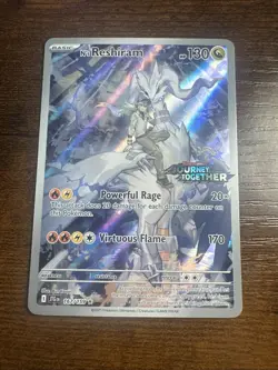 Pokemon TCG N's Reshiram Card 167/159 Journey Together Stamped Holo IR NM - Image 1