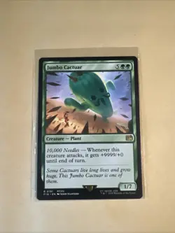 MTG Jumbo Cactuar FIN 0191 R NM Regular - Image 1