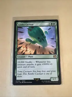 MTG Jumbo Cactuar FIN 0191 R NM Regular - Image 2