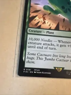 MTG Jumbo Cactuar FIN 0191 R NM Regular - Image 3