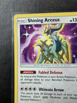 Shining Arceus 57/73 Holo Rare Shining Legends 2017 Pokemon TCG NM - Image 2
