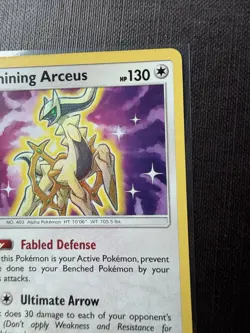 Shining Arceus 57/73 Holo Rare Shining Legends 2017 Pokemon TCG NM - Image 3