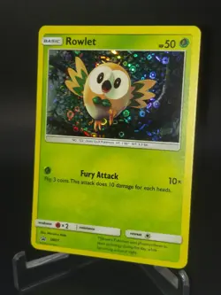 Rowlet SM01 Black Star Promos General Mills Holo Starter Pokemon 2016 Mint 💎 - Image 1