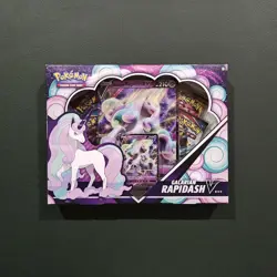 Pokemon TCG SWORD & SHIELD GALARIAN RAPIDASH V BOX *BRAND NEW & FACTORY SEALED* - Image 1