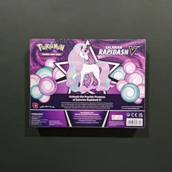 Pokemon TCG SWORD & SHIELD GALARIAN RAPIDASH V BOX *BRAND NEW & FACTORY SEALED* - Image 2
