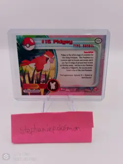 Pokemon Pidgey #16 Topps Tv Animation Edition RED LOGO Mint Pack Fresh - Image 3