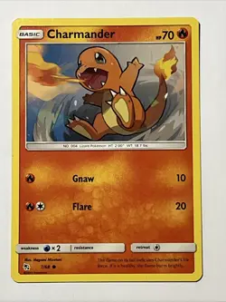 Charmander #7/68 Regular Common - Hidden Fates 2019 Pokemon TCG - Image 1