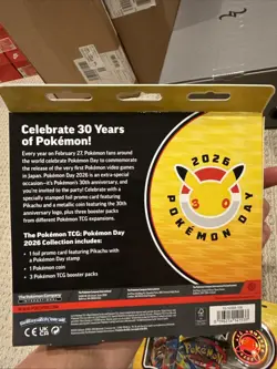 Pokemon TCG: Pokemon Day 2026 Collection Box - 30th Anniversary - Lot Of 5 - Image 3