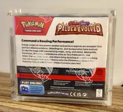 Pokemon Scarlet and Violet Paldea Evolved Booster Box New Sealed + Display Case! - Image 3