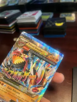 MISCUT/ERROR - Pokemon Primal Groudon EX (Omega) 86/160 XY - Primal Clash Holo - Image 3