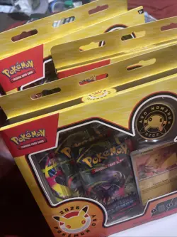 3 Pokemon Day 2026 Collection Box - 30th Anniversary - Sealed Plus One Free Pack - Image 1