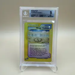 2003 Pokemon Skyridge Mirage Stadium #132 Reverse Holo Foil Graded BGS 9 Mint - Image 1