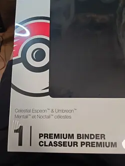 Pokemon Center Celestial Espeon & Umbreon Premium TCG Binder - New and Sealed - Image 3