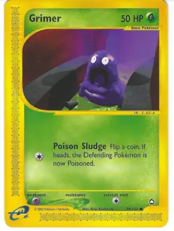 Vintage Pokemon TCG, Non-Holo Grimer 079/147 Aquapolis Set, WOTC 2003 - Image 1