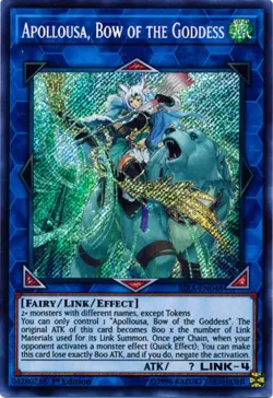 Yugioh! LP Apollousa, Bow of the Goddess - RIRA-EN048 - Secret Rare - 1st Editio - Image 1