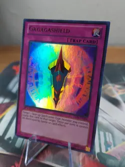 Yugioh! LP Gagagashield - ZTIN-EN005 - Ultra Rare - 1st Edition Lightly Played, - Image 2