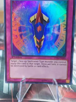 Yugioh! LP Gagagashield - ZTIN-EN005 - Ultra Rare - 1st Edition Lightly Played, - Image 3