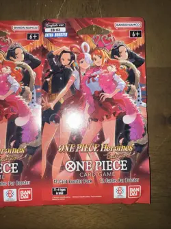 ONE PIECE Heroines EB-03 Sleeved Booster Pack English LOT OF 2 New/Sealed! - Image 3