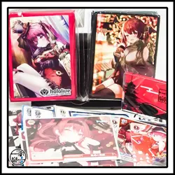 Hololive Houshou Marine Official Card Sleeve Vol. 6 & Winter Clothes + 50 Cards - Image 1
