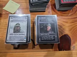 Star Wars CCG Hoth Complete Black Border Set 162/162 Cards Near-mint - Image 1