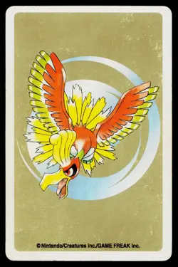 Entei 7 of Hearts Pokemon Gold Deck Playing Cards Heavily Played - Image 2