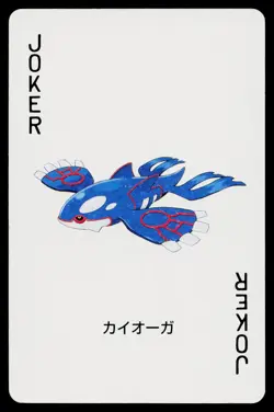 Kyogre Joker Kyogre Deck Playing Card Heavily Played - Image 1