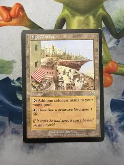 1x High Market- Mercadian Masques- MP- Mtg Magic The Gathering Card - Image 1