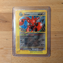 Scizor Aquapolis Holo Rare Pokemon Card H21/H32 80 HP 2002 English - Image 1