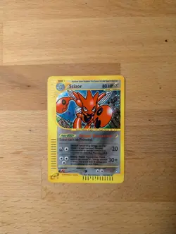 Scizor Aquapolis Holo Rare Pokemon Card H21/H32 80 HP 2002 English - Image 2