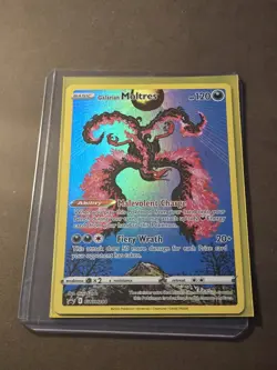 Galarian Moltres SWSH284 Crown Zenith Holo Black Star Promo IR Pokemon Card - Image 4